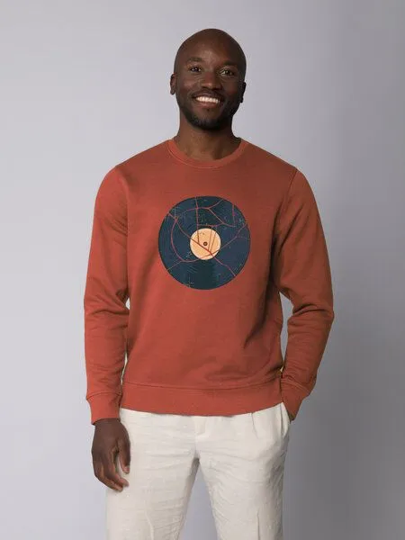 watapparel watapparel Sweatshirt Unisex Broken Vinyl, Heritage brown, – Produktbild 2 von 4