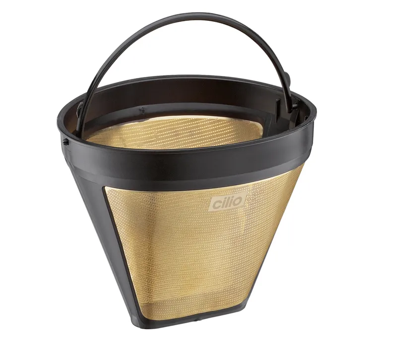 cilio cilio Kaffee-Dauerfilter "GOLD", Edelstahl 24 Karat vergoldet – Produktbild 1 von 2