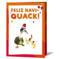 OxfamUnverpackt OxfamUnverpackt Spenden-Geschenk "Entenfamilie" (Weihnachtskarte mit Magnet) – Produktbild 1 von 1