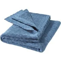 Disana Disana Baby Leinen-Strick-Decke taubenblau ca. 80 x 100cm, Blau, – Produktbild 1 von 1