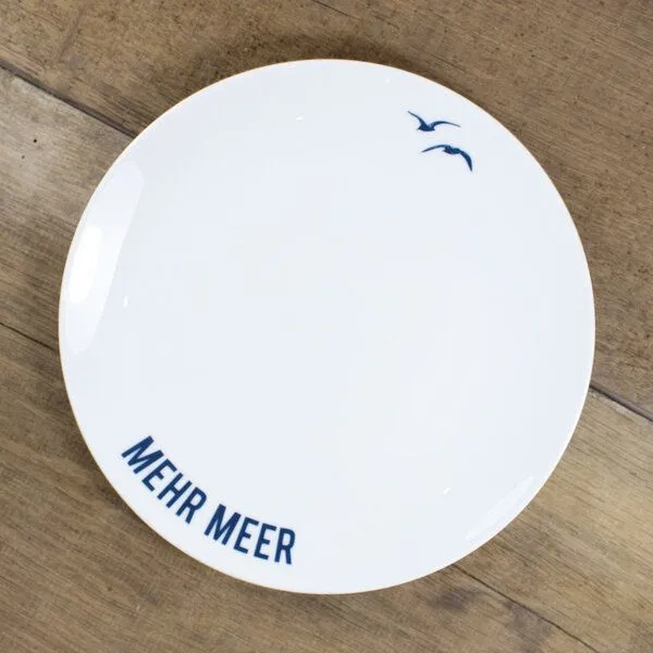 Bow & Hummingbird Bow & Hummingbird Porzellanteller Mehr Meer – Produktbild 1 von 2