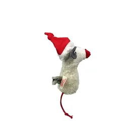 Pat und Patty Pat und Patty Kuscheltier Greifling mit Rassel "Weihnachtsmaus" , 100 % Baumwolle-kbA – Produktbild 1 von 1