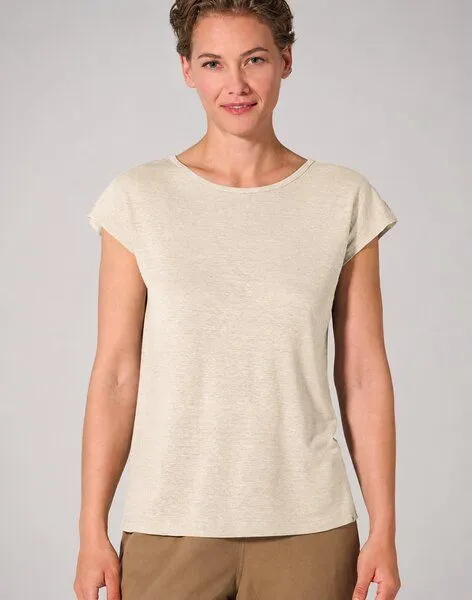 HempAge HempAge Damen 100% Hanf T-Shirt, Gobi(beige), – Produktbild 2 von 4