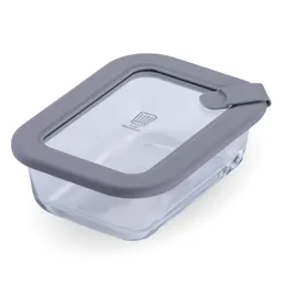 Chefkoch trifft Fackelmann Chefkoch trifft Fackelmann Vorratsdose Glas, eckig, 370ml – Produktbild 1 von 1