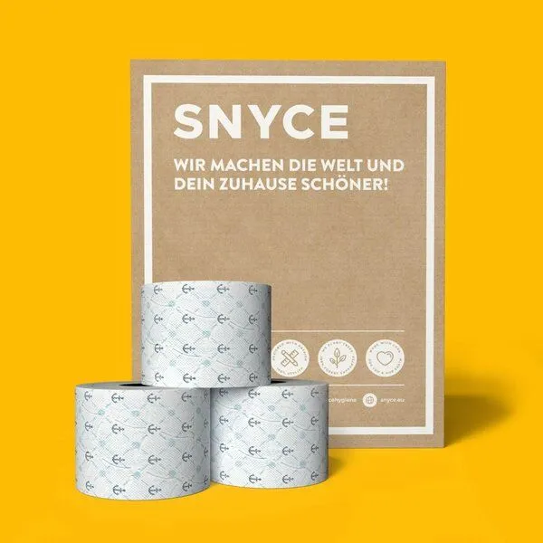 SNYCE SNYCE Toilettenpapier Design Happy Sailor - 100% Recycling - 300 Blatt pro Rolle – Produktbild 1 von 3