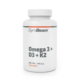 GymBeam GymBeam Omega 3 + D3 + K2 120 Kapseln – Produktbild 1 von 1