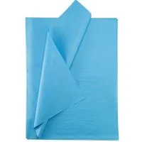 Fines Papeterie Fines Papeterie 50 Bögen Seidenpapier * in vielen Farben * zum Verpacken, Basteln, Einwickeln, Blau, – Produktbild 1 von 1