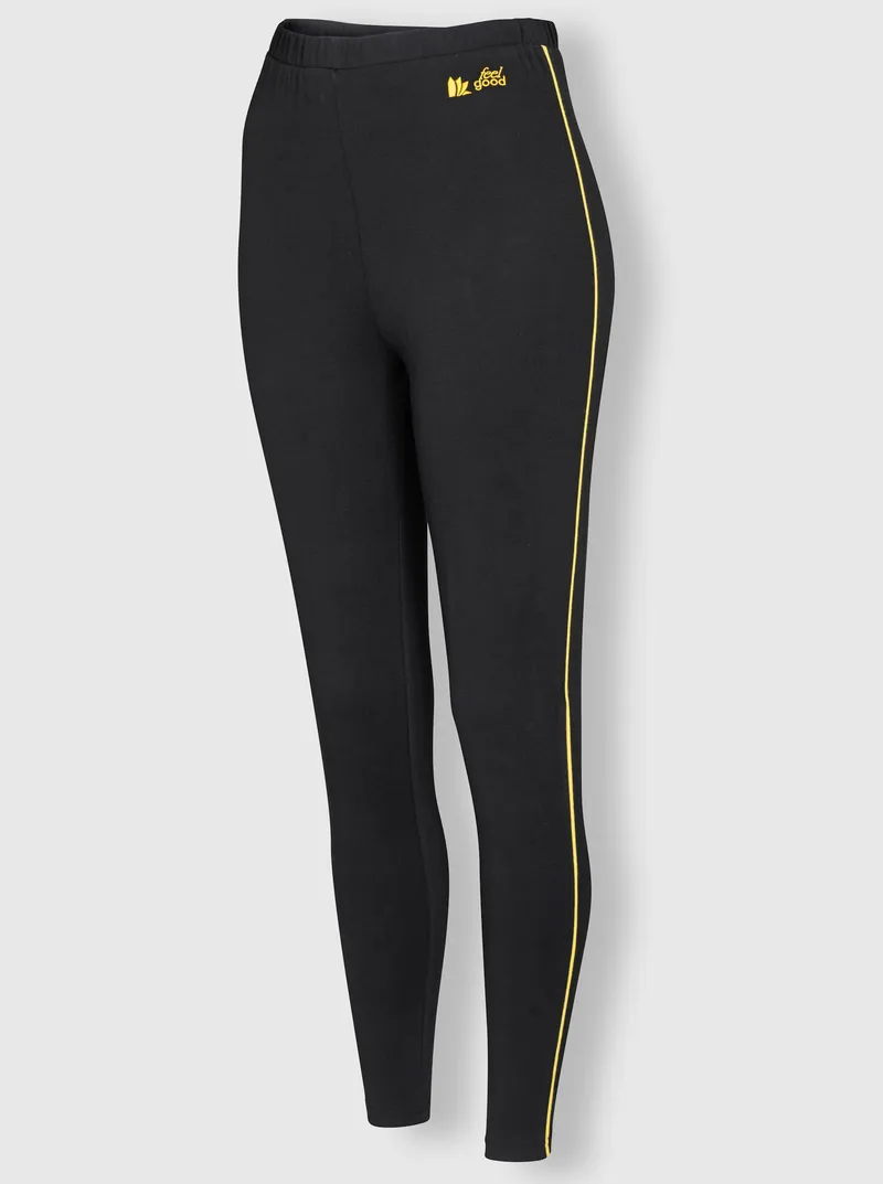 feel good Leggings schwarz, Schwarz, – Produktbild 2 von 2