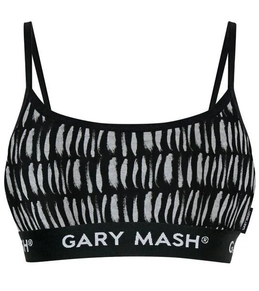 Gary Mash GARY MASH Bandeau Power BH aus Biobaumwolle, Strokes, – Produktbild 1 von 2