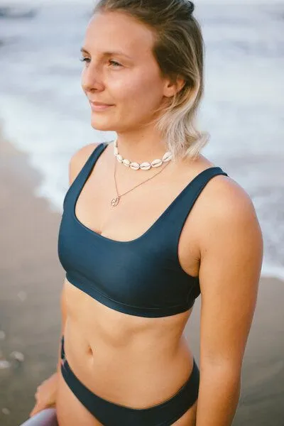 boochen boochen Bikini Top Caparica - Reversible Surf Bikini - Farbe, Midnight blue (nevy), – Produktbild 2 von 4