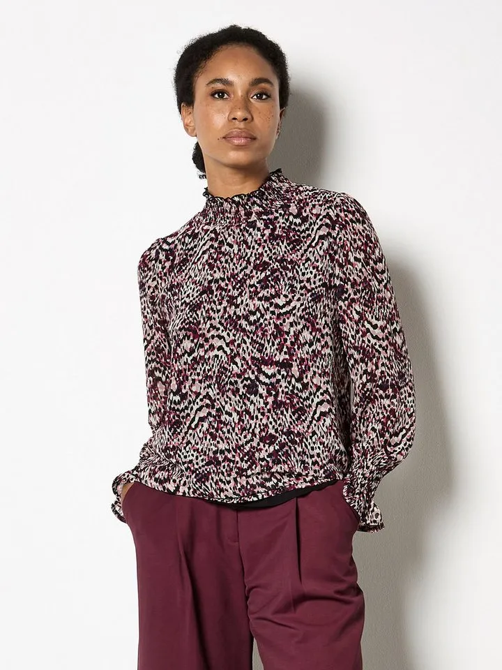Apricot Apricot Blusentop Chiffonbluse mit Animal-Print, Rosa, – Produktbild 3 von 5