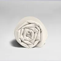 Yumeko Yumeko Kinderlaken Baumwollsatin Moon, Warm white/ochre, – Produktbild 1 von 1