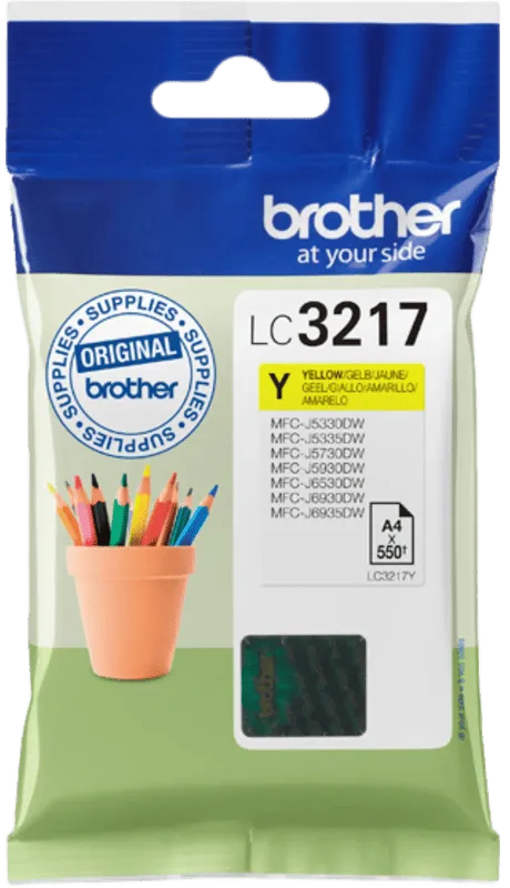Brother Brother Tintenpatrone LC-3217Y gelb – Produktbild 3 von 7