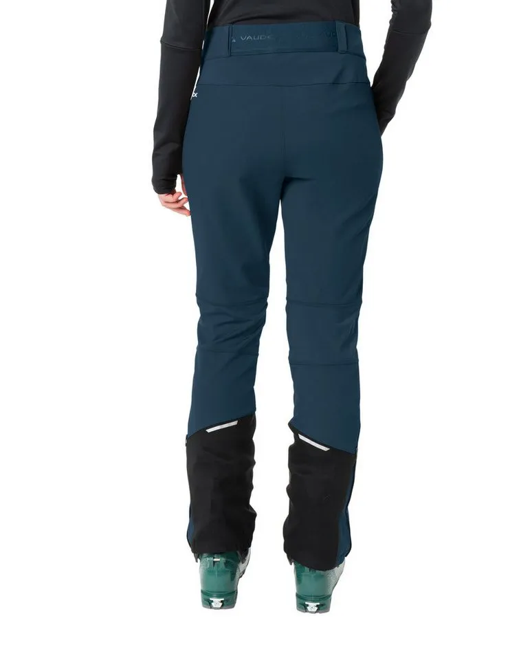 Vaude Vaude Outdoorhose Wo Larice Pants IV mit drei Materialzonen, winddichtes Softshellmaterial, Blau, – Produktbild 2 von 5