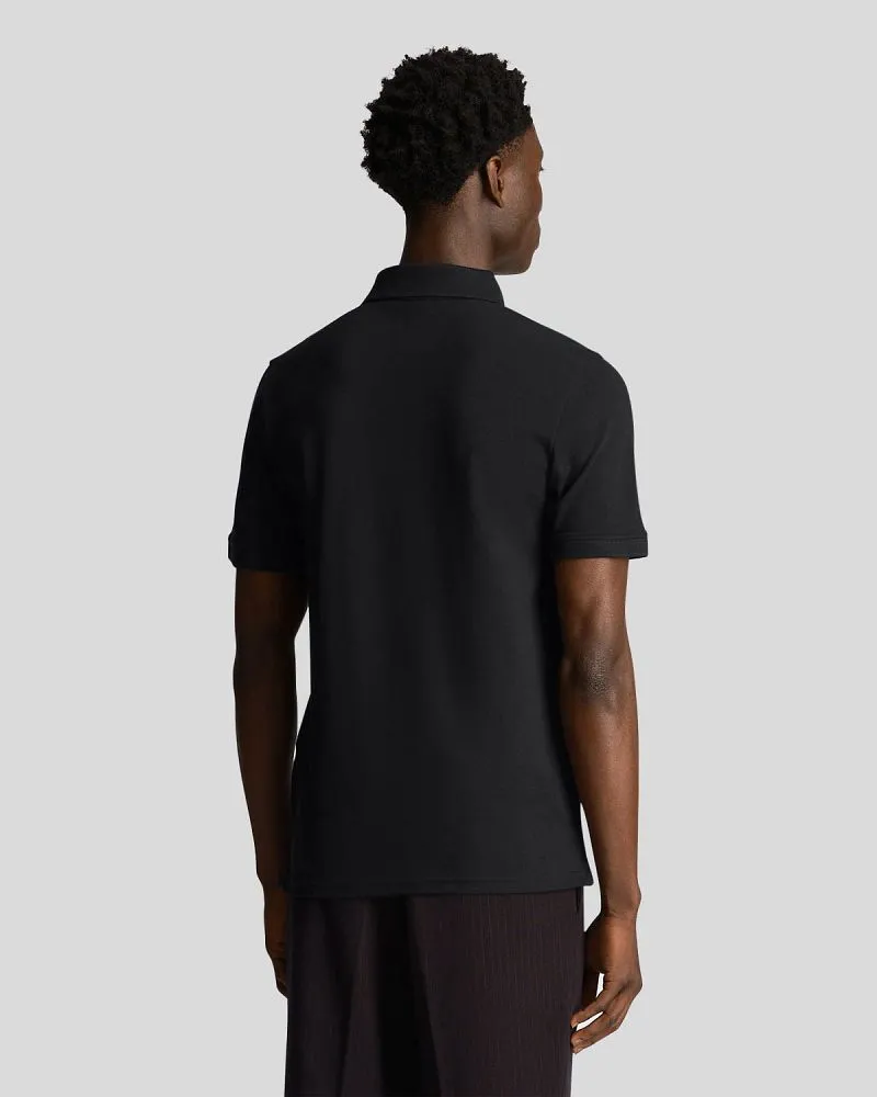 Lyle and Scott Lyle and Scott Tonal Eagle Polo Schwarz - Größe M, Schwarz, – Produktbild 3 von 5