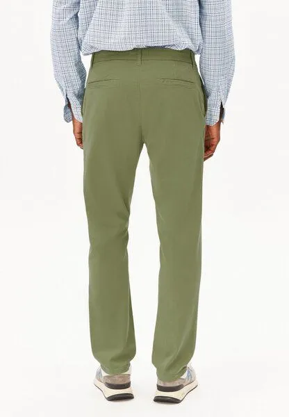 ARMEDANGELS ARMEDANGELS AASTER Herren Chino Hose aus Bio-Baumwoll Mix, Fatigue green, – Produktbild 2 von 4