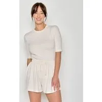 GreenBomb GREENBOMB Basic Lane - Sportliches Longsleeve aus LENZING TENCEL Mix / Fair & Vegan, Weiß (off white), – Produktbild 1 von 1