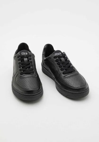 RICE RICE Sneaker Unisex Vegan – OPEN21, Allover black (schwarz), – Produktbild 1 von 3