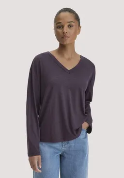 hessnatur hessnatur Longsleeve Oversize aus TENCEL Lyocell und Bio-Baumwolle – Produktbild 1 von 1