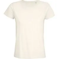 Sol's Sol's Damen T-Shirt Kurzarm Rundhals in 20 verschiedenen Farben aus Bio - Baumwolle, Off white, – Produktbild 4 von 4