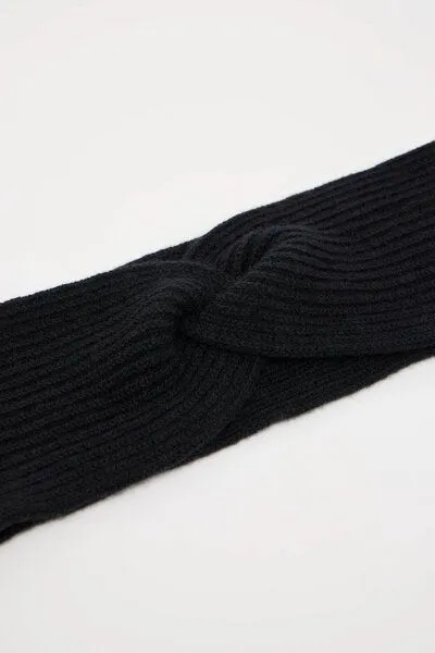 LANIUS LANIUS Stirnband aus Bio-Merinowolle, Black, – Produktbild 4 von 4