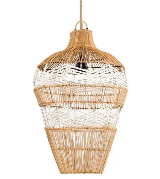 Bazar Bizar Bazar Bizar The Vase Pendelleuchte Ø 35 cm aus natürlichem Rattan – Produktbild 1 von 4