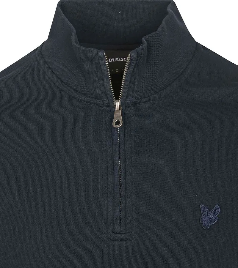 Lyle and Scott Lyle & Scott Half Zip Pullover Tonal Navy - Größe XXL, Dunkelblau, – Produktbild 5 von 5