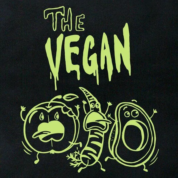 Gary Mash Gary Mash Baumwolltasche mit Veggie Vegan Spruch aus Biobaumwolle – Produktbild 8 von 8