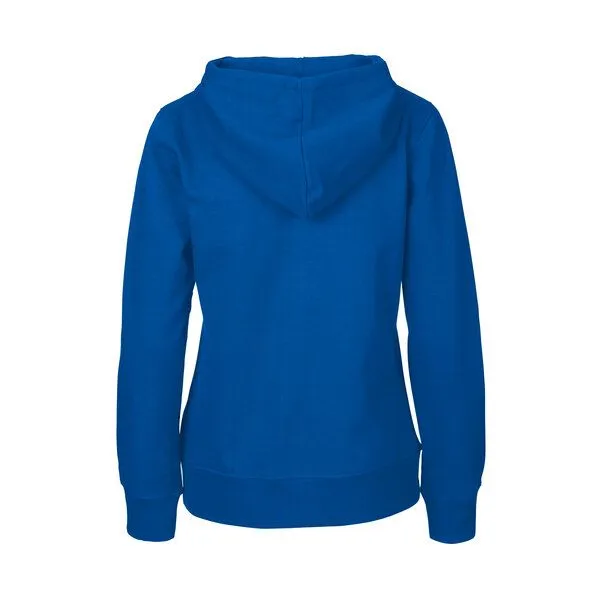 HANDGEDRUCKT HANDGEDRUCKT "Kosmokind" Frauen Zip Hoody Neutral, Royal, – Produktbild 3 von 4