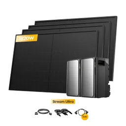 EcoFlow 2x EcoFlow Stream Ultra, All-in-One Speicher für Balkonkraftwerke, mit 4 x 455W Bifaziale Solarmodule, by Powerness - 2x Stream Ultra | 3840Wh / ohne Zubehör / Selbstabholung – Produktbild 1 von 1