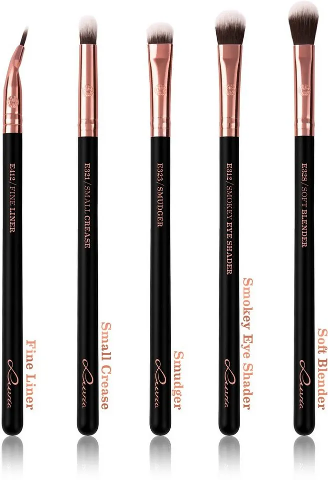 Luvia Cosmetics Kosmetikpinsel-Set EXPANSION SET - BLACK DIAMOND, 10 tlg., 10 Pinsel, Nurai-Pinselhaar, perfekt für jeden Anlass, vegan., Schwarz, – Produktbild 3 von 4
