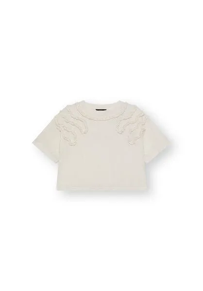Lovjoi Lovjoi Damen T-Shirt MEXINE aus 100% Biobaumwolle, White birch (natur), – Produktbild 1 von 4