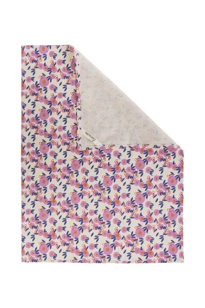 Tranquillo Tranquillo Geschirrtuch VINTAGE GARDEN – Bio-Baumwolle, Pink, – Produktbild 4 von 5