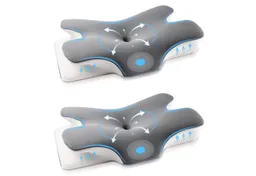 Simloveve Nackenstützkissen kühlendes Kopfkissen,Seitenschläferkissen,Orthopädisches Kissen, Füllung: Memory Foam, Rückenschläfer, Seitenschläfer, Bauchschläfer, Ergonomisches Kopfkissen, Nackenkissen OEKO-TEX® Standard 100 & CertiPUR-US Zertifiziert, Waschbar, Antischnarchkissen, Schmetterlingskissen, Zwei Höhen – Produktbild 1 von 1