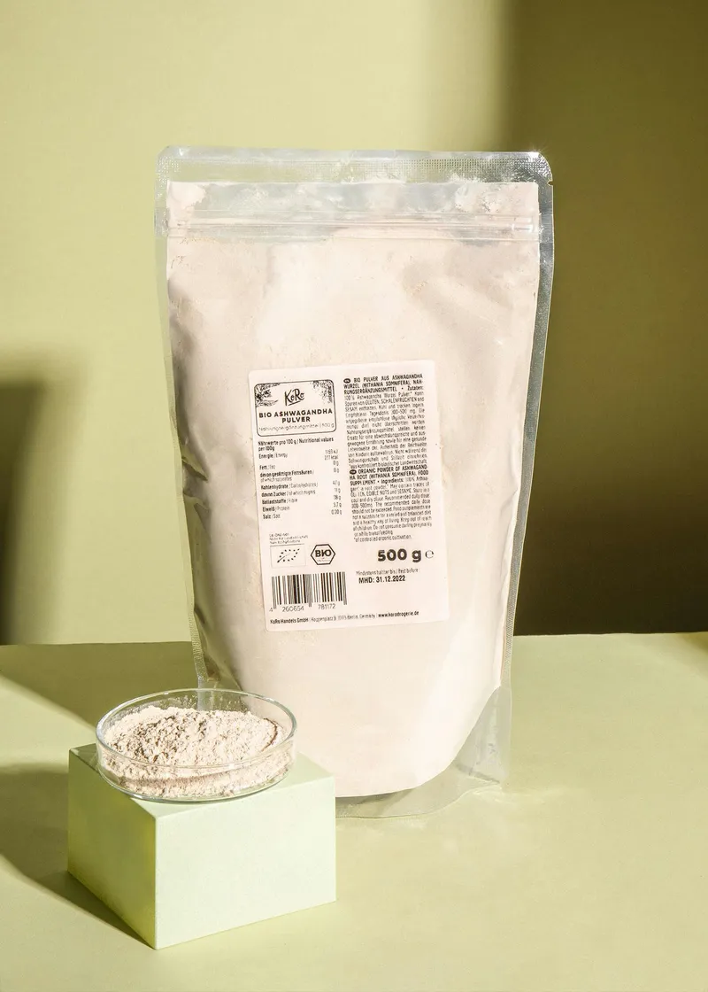 KoRo Bio Ashwagandha Pulver 500 g – Produktbild 1 von 5