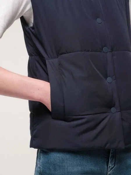 LANIUS LANIUS Leicht wattierte Weste aus recyceltem Polyester, Night blue, – Produktbild 4 von 4