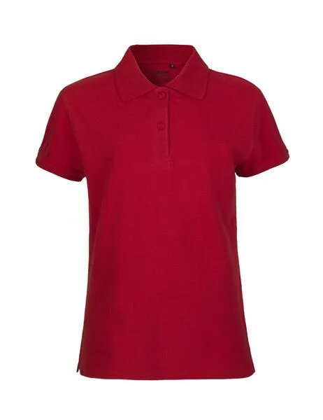 Neutral® - 3FREUNDE Neutral® - 3FREUNDE Frauen Poloshirt, Rot, – Produktbild 1 von 3