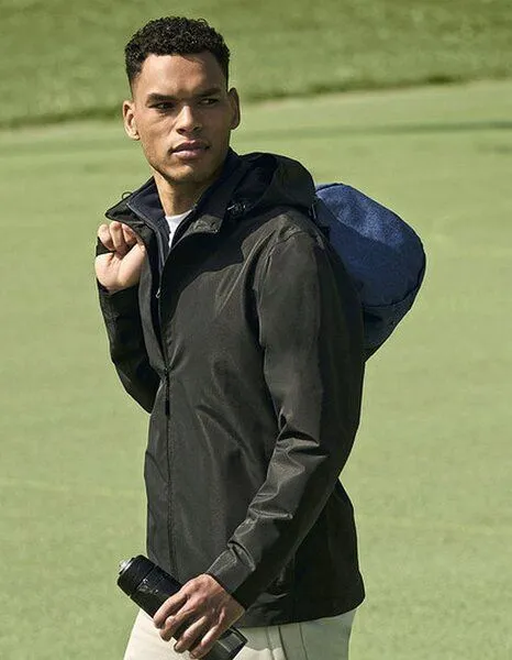 Russell Athletic Essential Softshell Wetterjacke Atmungsaktiv Russel Athletic Recycelt, Schwarz, – Produktbild 3 von 4