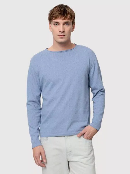 Rifò Rifò Leichter Pullover Modell: Jago, Blue indigo (blau), – Produktbild 1 von 2