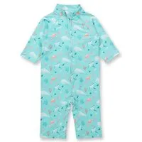 Sense Organics friends in cooperation with GARY MASH Sense Organics & friends in cooperation with GARY MASH Kinder Schwimmanzug UV-Schutz 50+ aus recyceltem Polyester, Meerestiere (blau), – Produktbild 1 von 1
