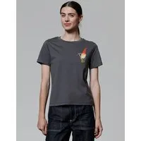 watapparel watapparel T-Shirt Frauen Gartenzwerg, Anthracite, – Produktbild 1 von 1