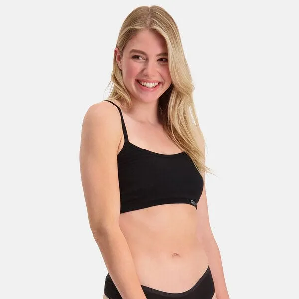 Bamboo Basics Bamboo Basics Nahtloser BH ELLE ( 2er Pack, schwarz), Schwarz, – Produktbild 4 von 4