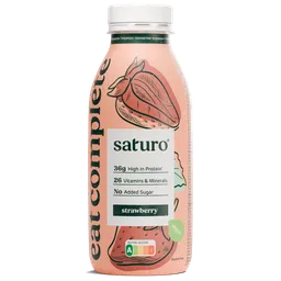 SATURO SATURO Ready To Drink Food (400 ml) Erdbeere – Produktbild 1 von 1
