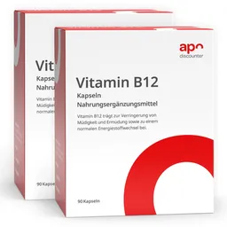 apodiscounter Vitamin B12 Kapseln von apodiscounter – Produktbild 1 von 1