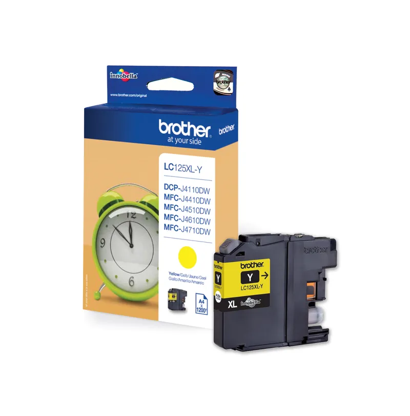Brother Brother Tintenpatrone LC125XLY gelb – Produktbild 1 von 3