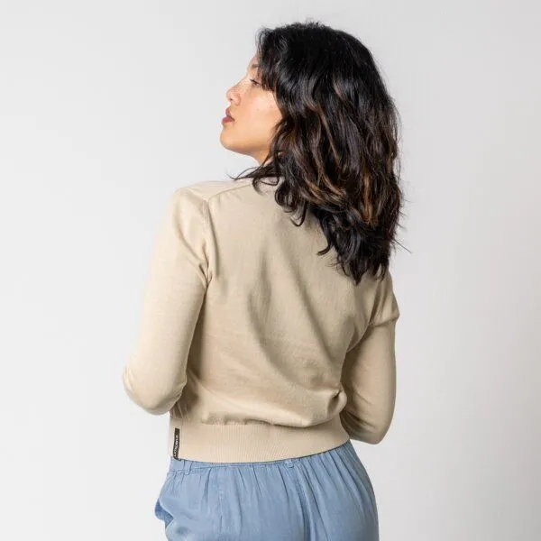 trueStory trueStory Strickjacke - FENYRA, Sand (natur), – Produktbild 2 von 4