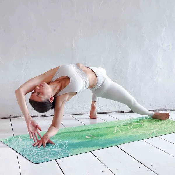 Yosana Yosana Yin Yogamatte Naturkautschuk - Aktionsset (4-Teilig), Indian spring, – Produktbild 2 von 7
