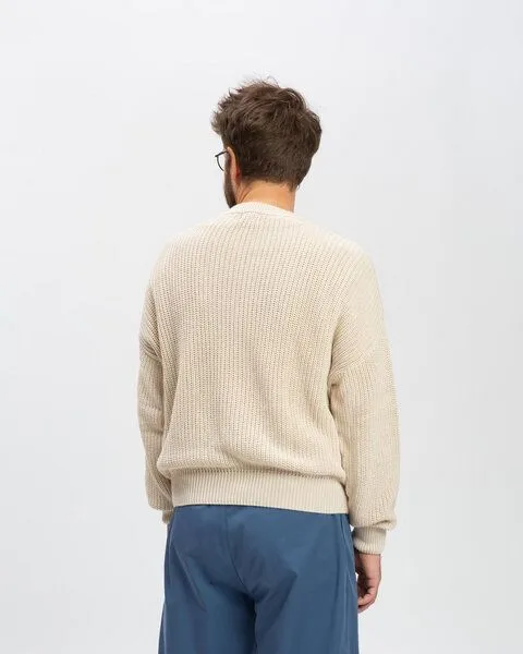 MATONA Matona Grob gestrickter Pullover für Männer / Knitted Sweater, Sand, – Produktbild 2 von 4