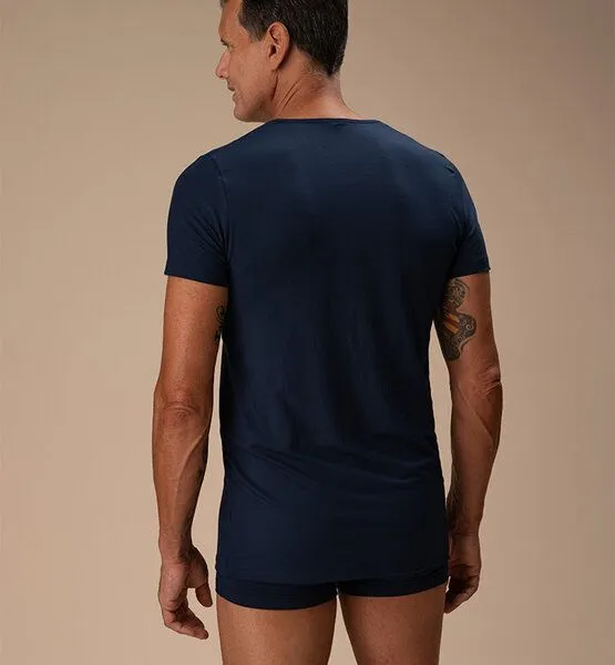 CASAGiN CASAGiN Dreier Pack: Boxershorts aus Naturstoff, Blau, – Produktbild 3 von 4
