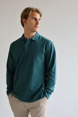 Kultgut Kultgut ProEarth- Bioafair Piqué Shirt- Langarm / Favorite – Produktbild 1 von 1
